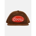 thumbnail image 4 of Coors Men's Oval Logo Cotton Snapback Hat, Brown, 4 of 5