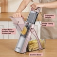thumbnail image 4 of ONCE FOR ALL Potato Slicer for French Fries & Potato Chips, Vegetable Cutter with Food Pusher, Adjustable 0.1–8mm Thickness, Slice, Julienne, Shred & Dice, 4 of 10