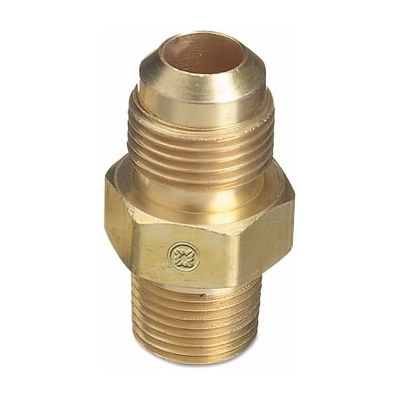 Brass SAE Flare Tubing Connection, Adapter, 500 PSIG, CGA-295 to 3/8 in NPT(M)