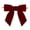 Wine, variant on 24 Pcs Velvet Christmas Tree Bows 3.14 Inch Brown Ribbon Ornaments for Wreath Garland Gift Wrapping, Velvet Bows for Xmas Tree Door Decor, Rustic Holiday Home Decor for Vintage Display