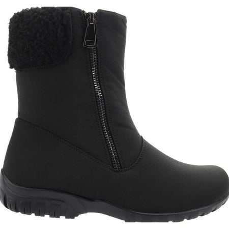 

Women s Propet Dani Mid Waterproof Boot Black Nylon