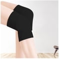 thumbnail image 4 of Compression Knee Sleeves for Joint Support and Stability, Elastic Breathable Knee Braces for Men and Women, Black, 4 of 5