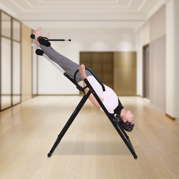 1 PCS Inversion Table, Extended Ankle Lock Handle, Back Pain Relief Kit