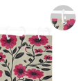 thumbnail image 5 of Yayeee Shower Curtain with Hooks 72"x72" Waterproof Fabric Bathroom Hanging Decor, Pink Flowers, 5 of 5