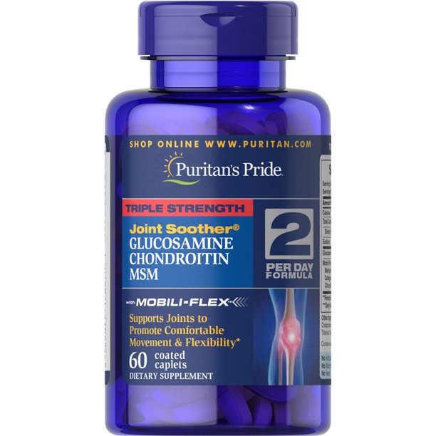 Puritan's Pride Triple Strength Glucosamine, Chondroitin & MSM Joint