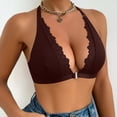 thumbnail image 3 of Product Classification Tube TopsProduct Title Lace Bralette Front Closure Wireless Backless Knit for Everyday Casual Wear, 3 of 7