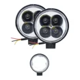 thumbnail image 2 of Par Faros 4 Led Redondos Auxiliares Auto Moto Fija Estrobo, 2 of 8