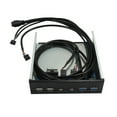 thumbnail image 4 of 2pcs 5.25 Inch Desktop Pc Case Internal Front Panel USB Hub 2 Ports USB 3.0 and 2 Ports USB 2.0, 4 of 8