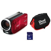 Sanyo VPC-ZH1 Digital Camcorder, 3" LCD Screen, Red