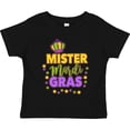 thumbnail image 3 of Inktastic Mister Mardi Gras with Crown and Dots Boys Toddler T-Shirt, 3 of 5