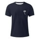 thumbnail image 1 of Men's Hawaii Printed T-Shirt Men's Loose Casual Short Sleeve Top2XL, 1 of 4