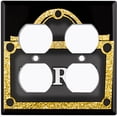 thumbnail image 3 of Metal Light Switch Plate Cover Elegant Paris Purse Frame Mask PRS021, 3 of 13