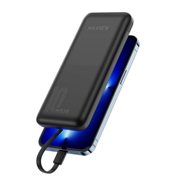 HAANEW 10000mAh Portable Charger, 22.5W Fast Charging Power Bank