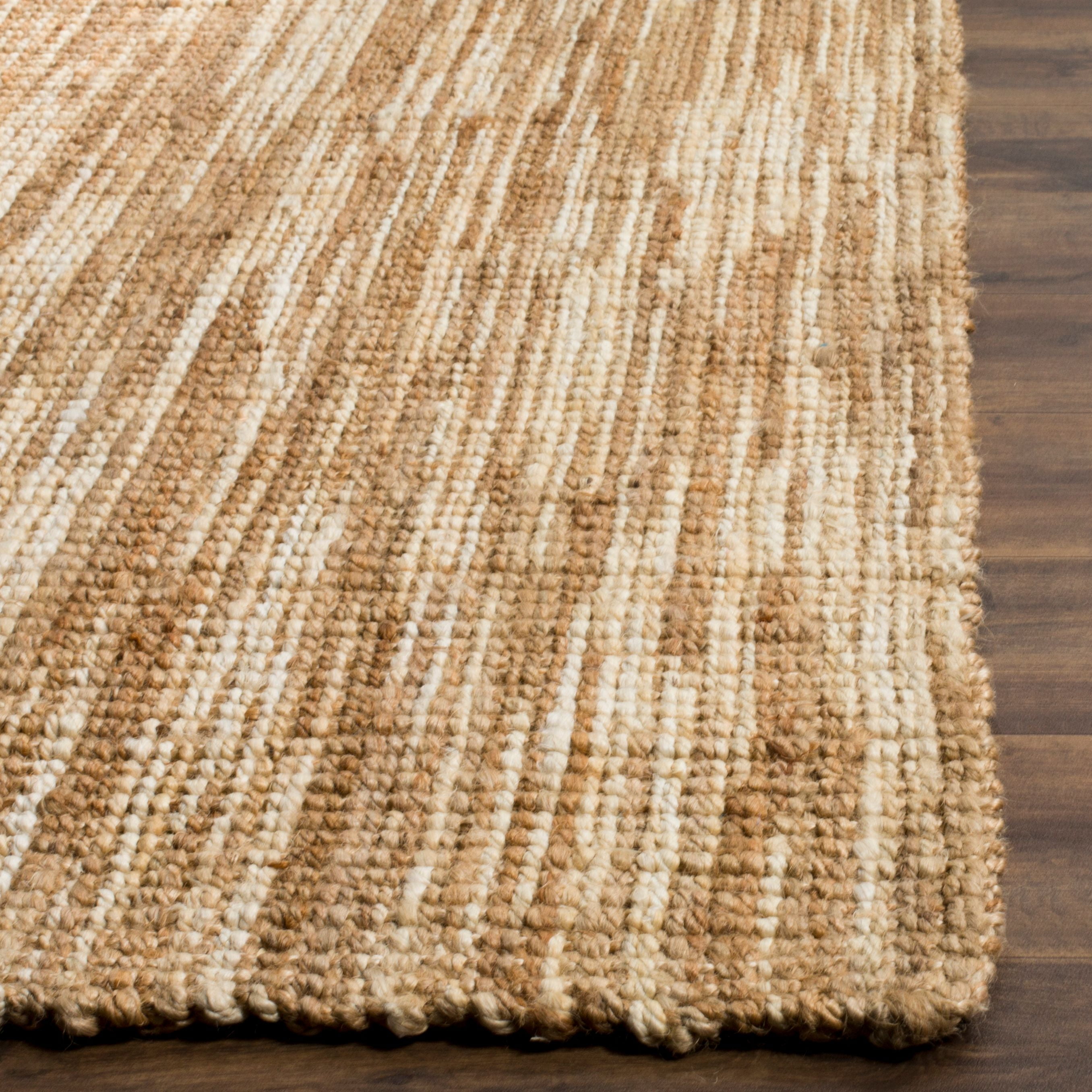SAFAVIEH Natural Fiber Antoine Braided Jute Area Rug, Natural/Cream, 8' x 10'