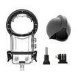 thumbnail image 1 of Panoramic Sports Camera Dive Case Waterproof Housing Diving Protective Case Underwater 50M with Silicone Lens, 1 of 7