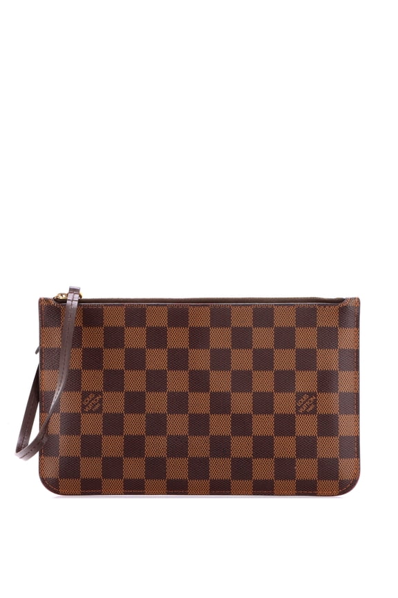 Pre-Owned Chain Wristlet Pochette Damier By Rebag
