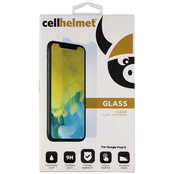Cellhelmet Clear Glass Screen Protector for Google Pixel 6 - Clear