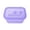 Purple, variant on Dvumao Organizers and Storage, Household Silicone Food Storage Container High Transparency Foldable Food Dispensing Box Outdoor Storage Box, Man Gifts