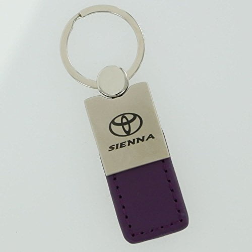 Toyota Sienna Keychain & Keyring - Duo Premium Purple Leather