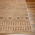 thumbnail image 4 of BoutiqueRugs Ammar Washable Jutely Area Rug - Machine Washable - Light Brown, Taupe, Garnet - 6' x 9', 4 of 7