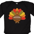 thumbnail image 4 of Inktastic Thanksgiving Day Turkey Football Fan Boys or Girls Long Sleeve Baby Bodysuit, 4 of 5