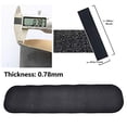 thumbnail image 4 of ZUEXT 11" x 50" Black Skateboard Grip Tape Sheet, 80 Grit Bubble Free Waterproof Scooter Grip Tape, Anti Slip Longboard Griptape, Sandpaper for Rollerboard Stairs Pedal Wheelchair Steps (125x27cm), 4 of 7
