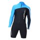thumbnail image 2 of Traje de buceo elástico Mujer Mono Traje de baño Neopreno Nylon Trajes de neopreno a prueba de arañazos Negro Azul S kusrkot traje de neopreno, 2 of 8