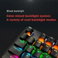 thumbnail image 4 of Wired Keyboard, 104 Keys Quick Response Mechanical Switch Gaming Keyboard  for Desktop Laptop Brown SwitchBlue White Keycaps,Red SwitchBlue White Keycaps,Green Switch Black Keycaps, 4 of 7