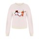 thumbnail image 4 of Sudaderas cortas estampadas de manga larga informales para mujer a la moda navideña Pompotops gfhjh8471, 4 of 4