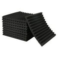 thumbnail image 2 of 100Pcs Acoustic Soundproof Foam Sound Absorbing Panels Sound Insulation Panels Wedge for Studio Walls Ceiling, 2 of 9