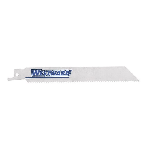 Westward 12 in x 18 TPI, Metal Cutting Reciprocating Saw Blade, 5 PK 24A541