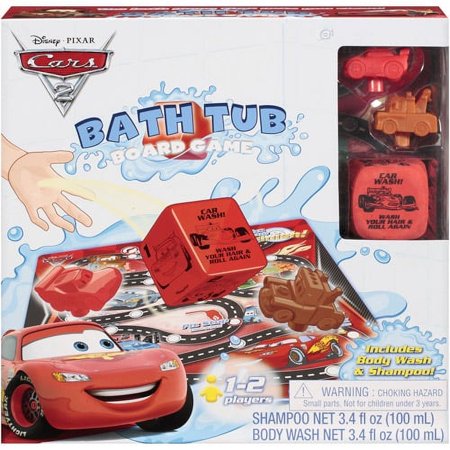 Disney Pixar Cars 2 Bath Tub Board Game