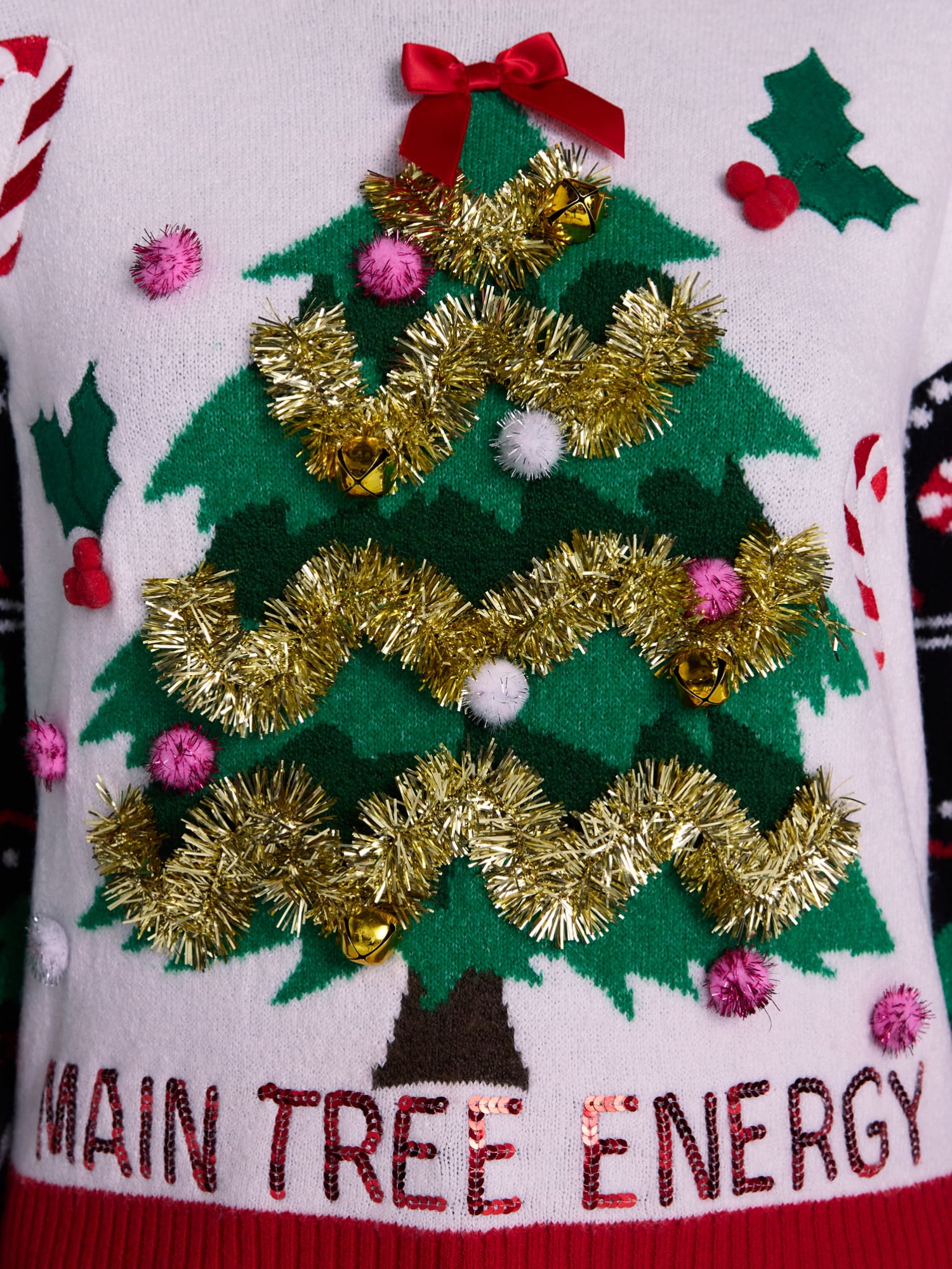 Holiday Time Women's and Women's Plus Christmas Sweater, Midweight, Sizes XXS-4X