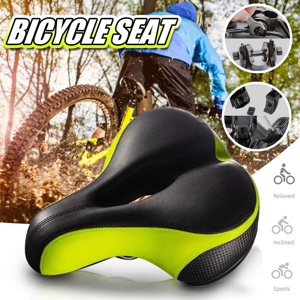 Comfy Cushioned Cycling Gel Saddle Bike Bicycle Seat Dual Shock Memory Foam XI Comfy Cushioned Cycling Gel Saddle Bike Bicycle Seat Dual Shock Memory Foam XI