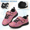 thumbnail image 5 of Psesaysky Children's Velcro Sneakers Cherry and Daisy Printed Sports Shoes Walking Shoes for Girls Students Size 11-15, 5 of 7