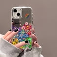 thumbnail image 5 of For iPhone 11 Mirror Phone Case For iPhone 11 12 13 15 14 Pro Max XS Max XR Cases Aesthetic Art Letter Make up Mirror Soft Cover, 5 of 5