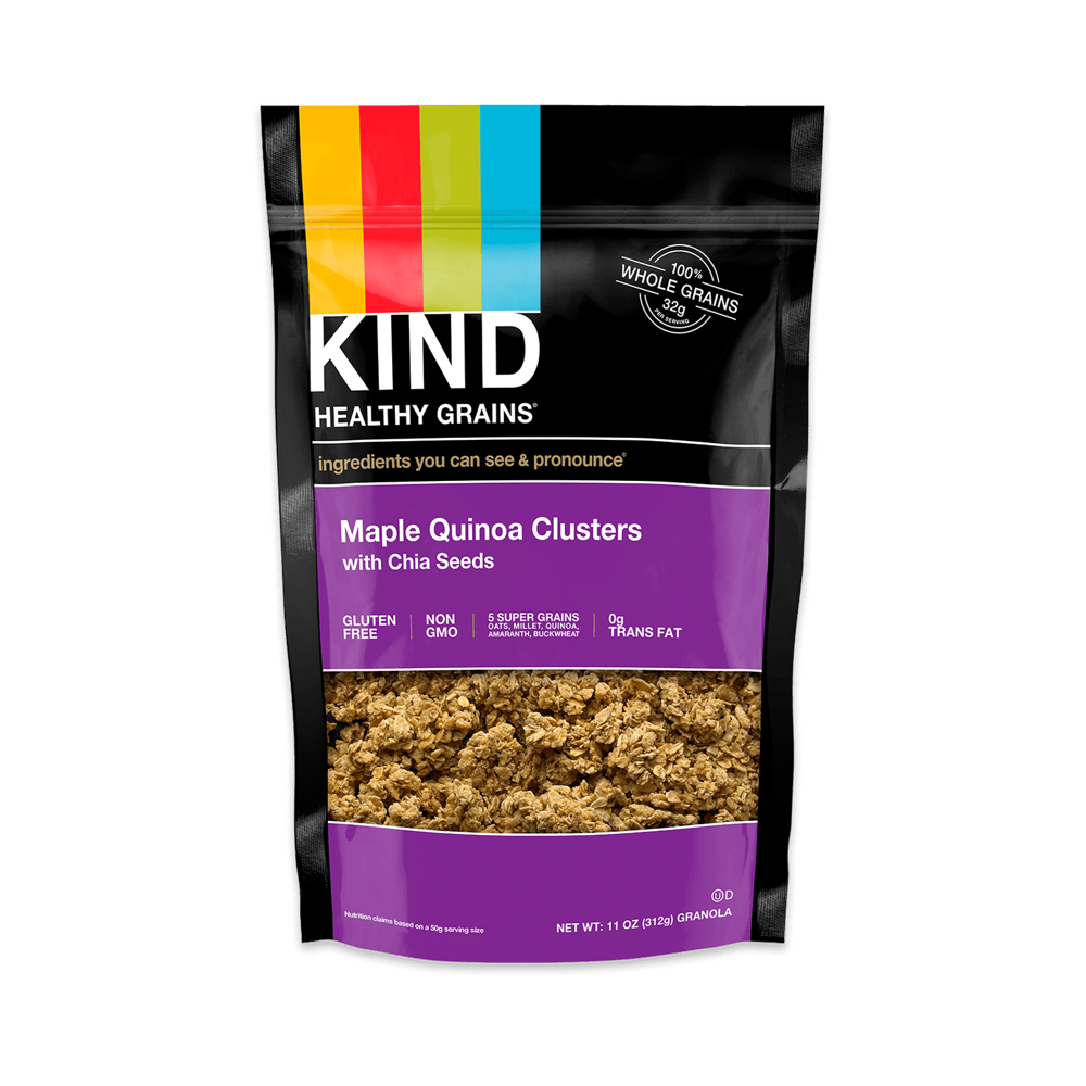 Kind Healthy Grains Granola Clusters, Maple Quinoa Clusters with Chia