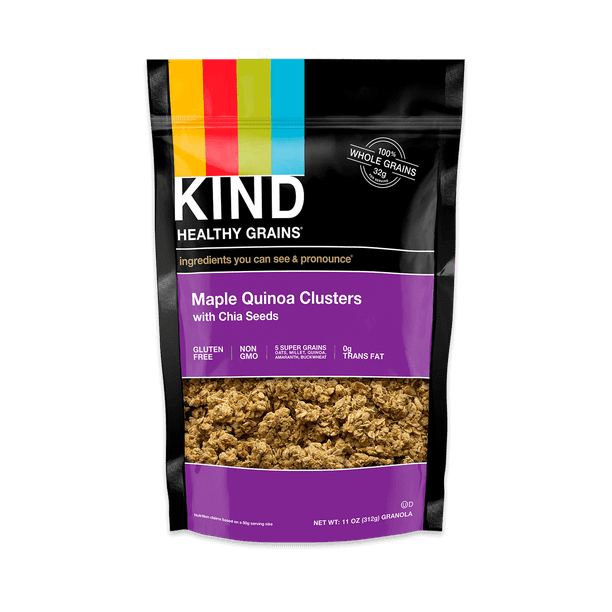 Kind Healthy Grains Granola Clusters, Maple Quinoa Clusters with Chia
