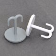 thumbnail image 1 of Storage Hook Self-adhesive Key Holder Vertical Hanging Traceless Hanger for Kitchen Bathroom, Gery, 1 of 9