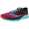 Saucony Womens Kinvara 7 Pink/Purple/Blue Ankle-High Mesh Running Shoe - 11M