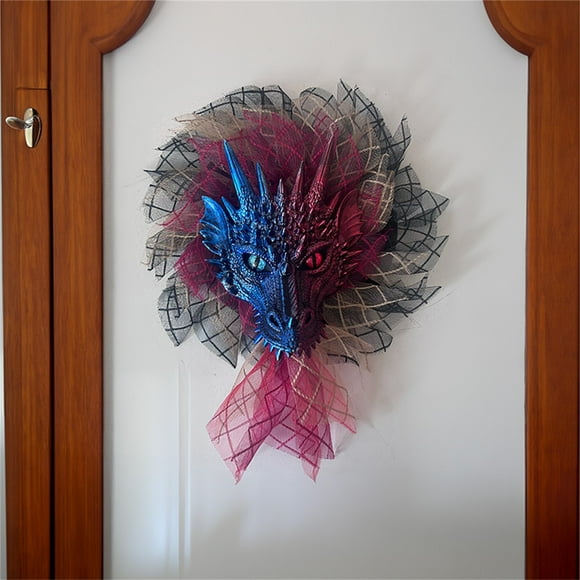 Wzzjkit Door Wreath, Wreath Independence Day Garland- Style Decoration - Indoor and Outdoor Home Decoration, Wreaths for Front Door