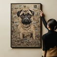thumbnail image 4 of Pug Dog Bathroom Decor - Funny Bathroom Decor Wall Art, Dog Bathroom Wall Art and Animal Canvas, Dog Bathroom Canvas, 4 of 4