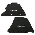 thumbnail image 4 of Ikon Motorsports Compatible with 02-06 Acura RSX DC5 Logo OE Factory Style Black Nylon Carpet Car Floor Mats Front Rear Black, 4 of 9