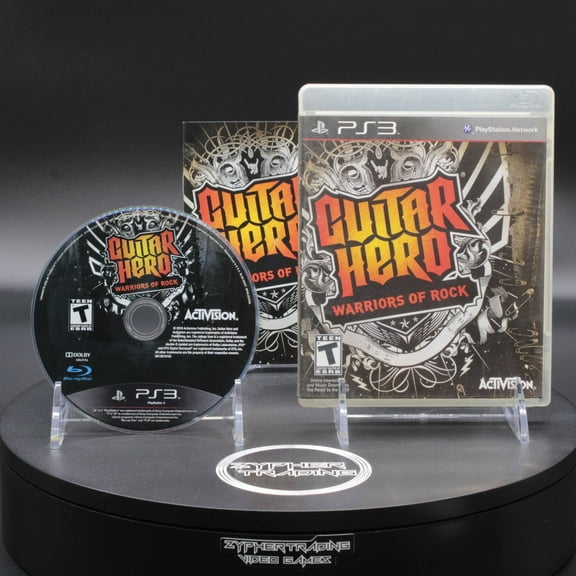Restored Guitar Hero: Warriors of Rock Sony PlayStation 3 PS3 2010 (Refurbished)