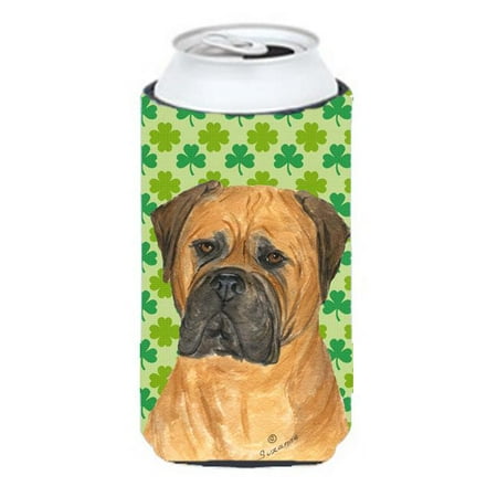 

Bullmastiff St. Patricks Day Shamrock Portrait Tall Boy bottle sleeve Hugger - 22 To 24 oz.