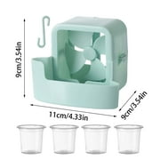 Portable Cooler, Air Cooler, Cooled with Ice Cubes without Drilling, Electric Fan Refrigeration Household Floor Fan Desktop Summer Ice Head Fan, Suitable for Bedroom, Office Fans and Other Scenarios