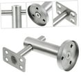 thumbnail image 3 of Uonlytech 2Pcs Stainless Steel Handrail Bracket Adjustable Stair Railing Support for Indoor Outdoor Stairs, 3 of 8