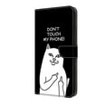 thumbnail image 4 of Allytechgroup Wallet Case for Google Pixel 9 Pro, Flip Cover Stylish Bumper Shockproof Stand PU Leather Slim Fit Phone Case Cover for Women Girls, Don't Touch, 4 of 7