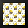 thumbnail image 2 of Popp, Grace 12x12 Black Modern Framed Museum Art Print Titled - Easter Cats Collection I, 2 of 5