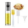 thumbnail image 2 of TACILIP Oil Sprayers, 304 Stainless Steel 4-piece Injection Bottle With Brush Funnel Oil Bottle Spray Barbecue Bottle Oil Bottle Set, Gifts for Women, 2 of 6